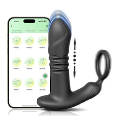 Vibrador PASSION PULSE con aplicación Bluetooth para hombres, estimulador de próstata remoto