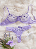 Conjunto de ropa interior de encaje ultrafino